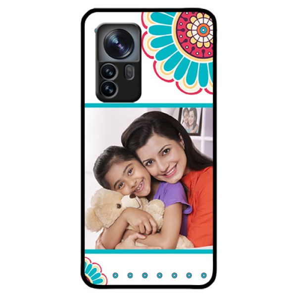 Xiaomi 12 Pro 5G Custom Glass Phone Case - Flower Design