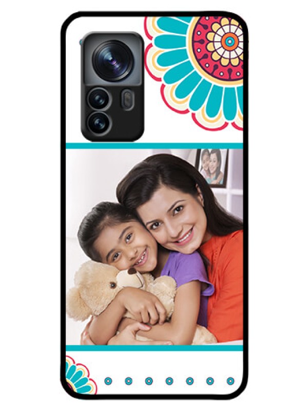 Custom Xiaomi 12 Pro 5G Custom Glass Phone Case - Flower Design