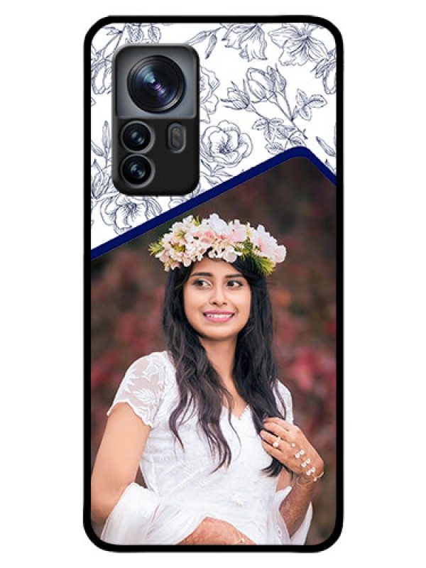 Custom Xiaomi 12 Pro 5G Personalized Glass Phone Case - Premium Floral Design
