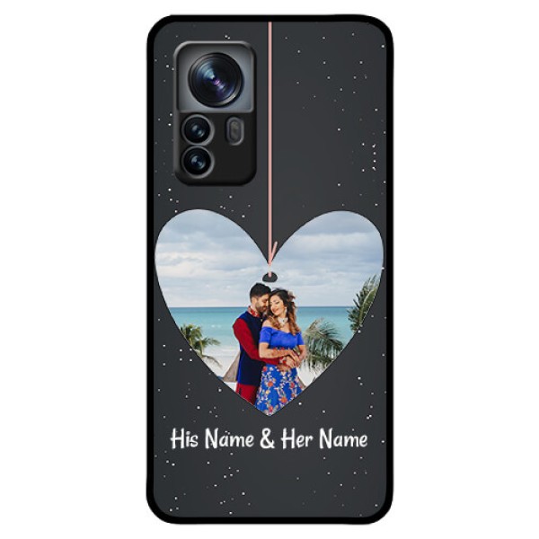 Xiaomi 12 Pro 5G Custom Glass Phone Case - Hanging Heart Design