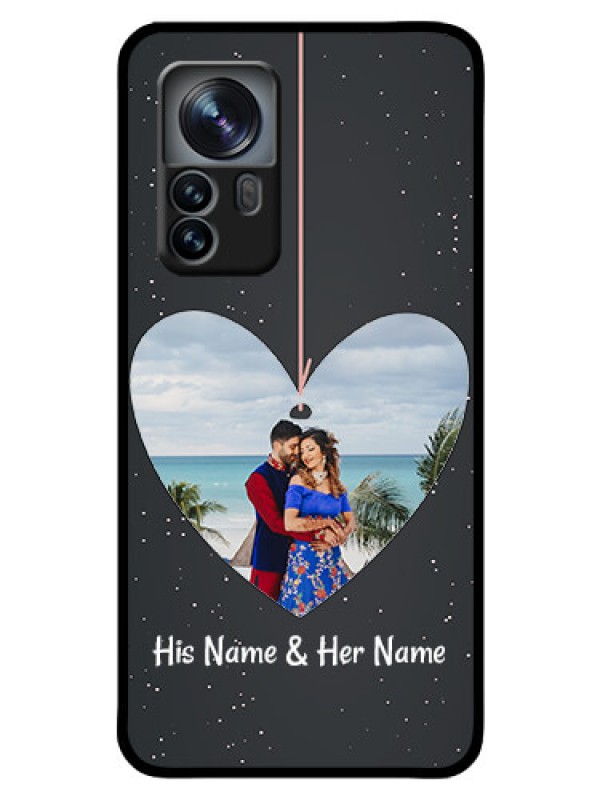 Custom Xiaomi 12 Pro 5G Custom Glass Phone Case - Hanging Heart Design