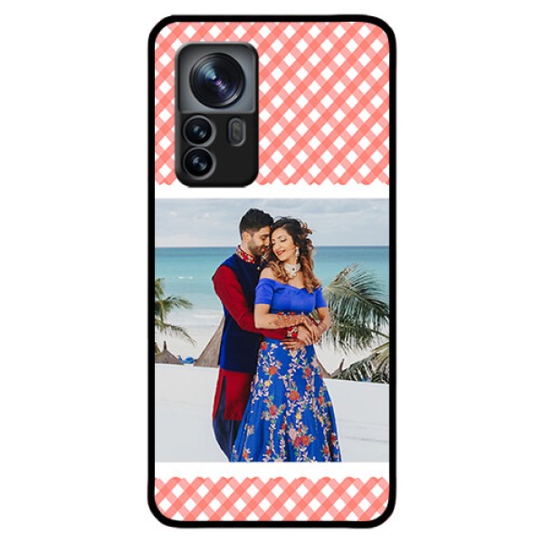 Xiaomi 12 Pro 5G Personalized Glass Phone Case - Pink Pattern Design