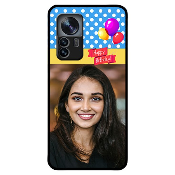 Xiaomi 12 Pro 5G Custom Glass Mobile Case - Happy Birthday Design
