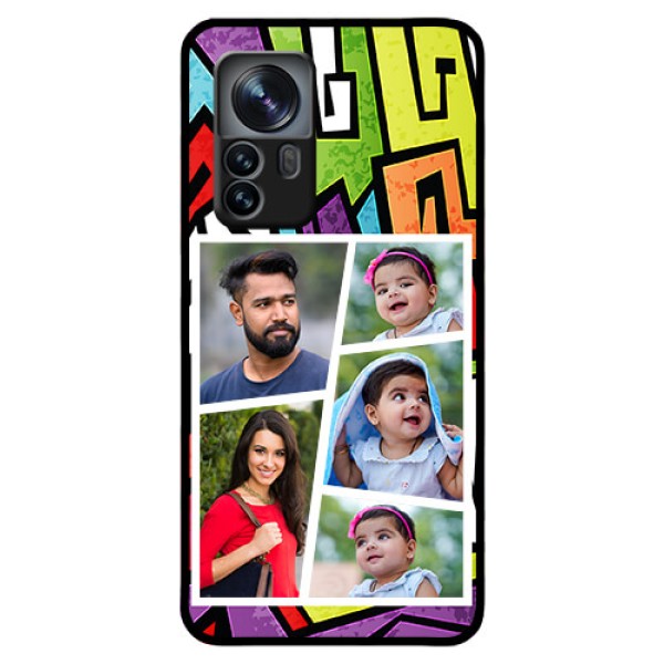 Xiaomi 12 Pro 5G Custom Glass Phone Case - Graffiti pattern Design