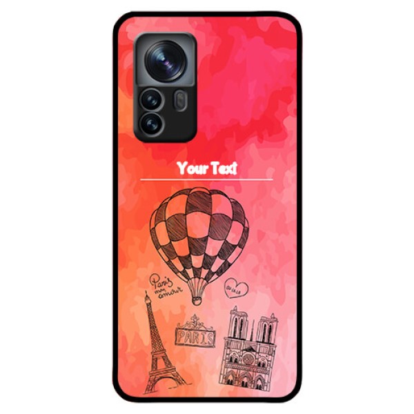 Xiaomi 12 Pro 5G Custom Glass Phone Case - Paris Theme Design