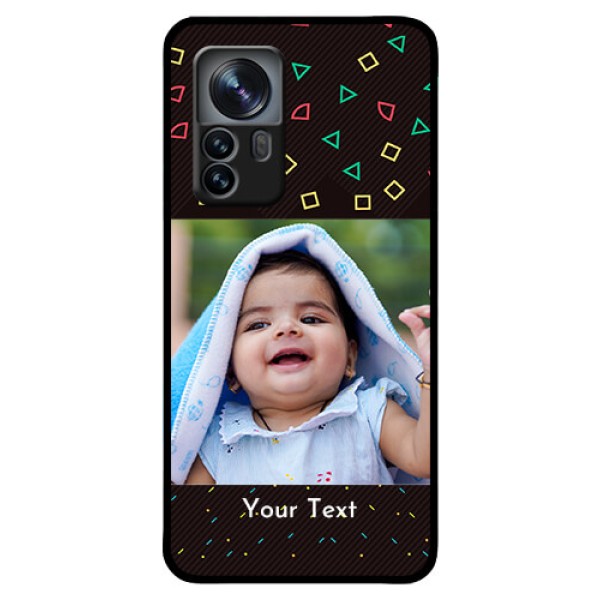 Xiaomi 12 Pro 5G Custom Glass Phone Case - with confetti birthday design Xiaomi 12 Pro 5G Custom Glass Phone Case - with confetti birthday design