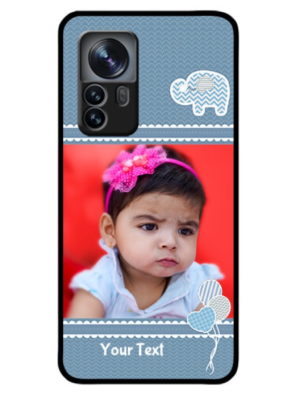 Custom Xiaomi 12 Pro 5G Photo Printing on Glass Case - with Kids Pattern Design