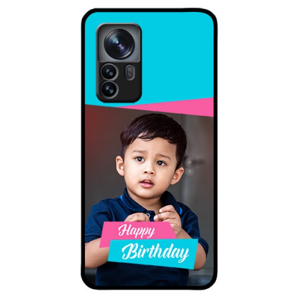 Xiaomi 12 Pro 5G Personalized Glass Phone Case - Image Holder with 2 Color Design