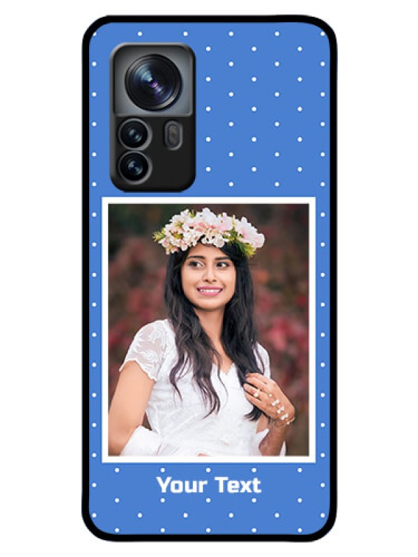 Custom Xiaomi 12 Pro 5G Photo Printing on Glass Case - Polka dots design