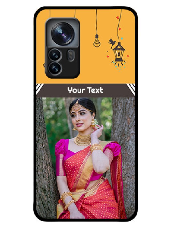 Custom Xiaomi 12 Pro 5G Custom Glass Mobile Case - with Family Picture and Icons