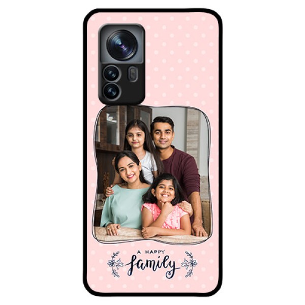 Xiaomi 12 Pro 5G Custom Glass Phone Case - Family with Dots Design