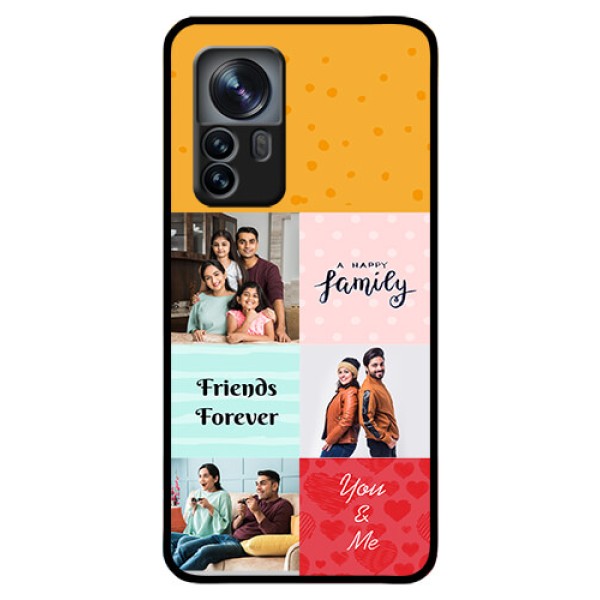 Xiaomi 12 Pro 5G Personalized Glass Phone Case - Images with Quotes Design