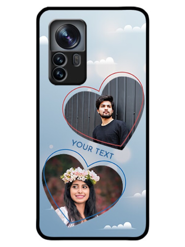 Custom Xiaomi 12 Pro 5G Custom Glass Mobile Case - Blue Color Couple Design