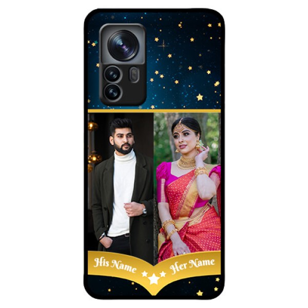 Xiaomi 12 Pro 5G Custom Glass Phone Case - Galaxy Stars Backdrop Design