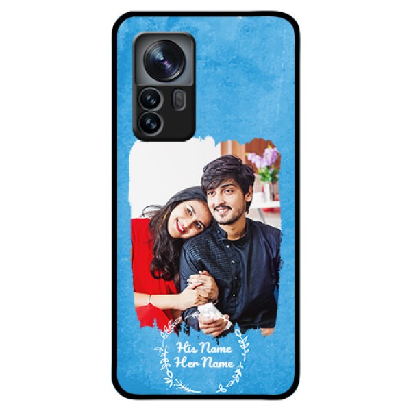 Xiaomi 12 Pro 5G Custom Glass Phone Case - Blue Color Vintage Design Xiaomi 12 Pro 5G Custom Glass Phone Case - Blue Color Vintage Design
