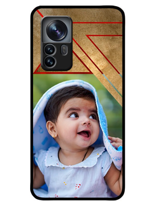 Custom Xiaomi 12 Pro 5G Personalized Glass Phone Case - Gradient Abstract Texture Design