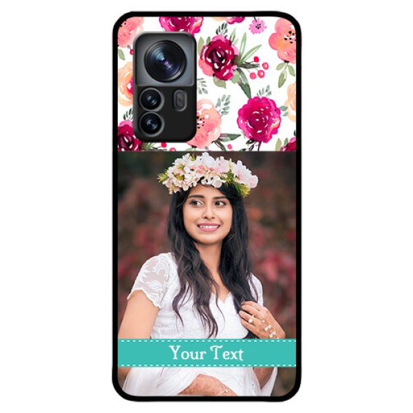 Xiaomi 12 Pro 5G Custom Glass Phone Case - Watercolor Floral Design Xiaomi 12 Pro 5G Custom Glass Phone Case - Watercolor Floral Design