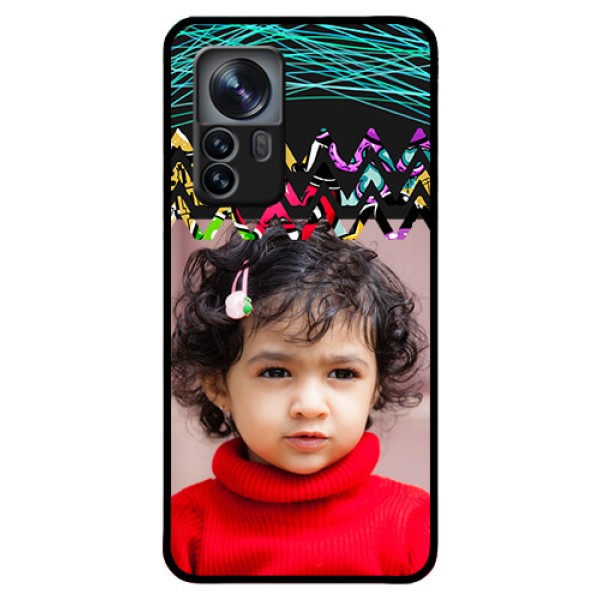Xiaomi 12 Pro 5G Personalized Glass Phone Case - Neon Abstract Design
