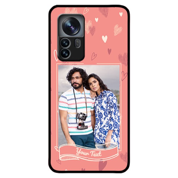 Xiaomi 12 Pro 5G Custom Glass Phone Case - Love doodle art Design Xiaomi 12 Pro 5G Custom Glass Phone Case - Love doodle art Design