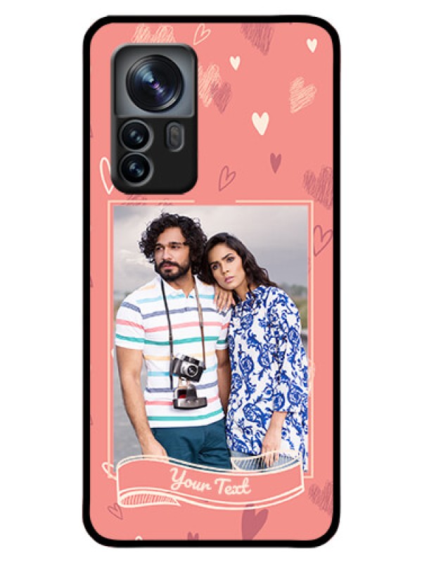 Custom Xiaomi 12 Pro 5G Custom Glass Phone Case - Love doodle art Design