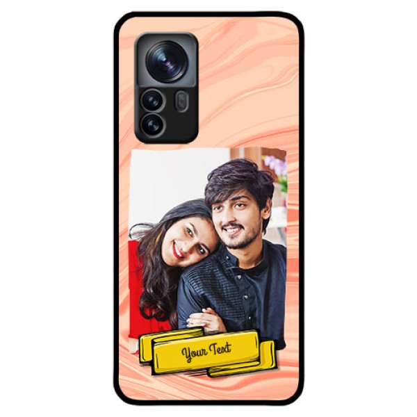 Xiaomi 12 Pro 5G Personalized Glass Phone Case - Marble Texture Design
