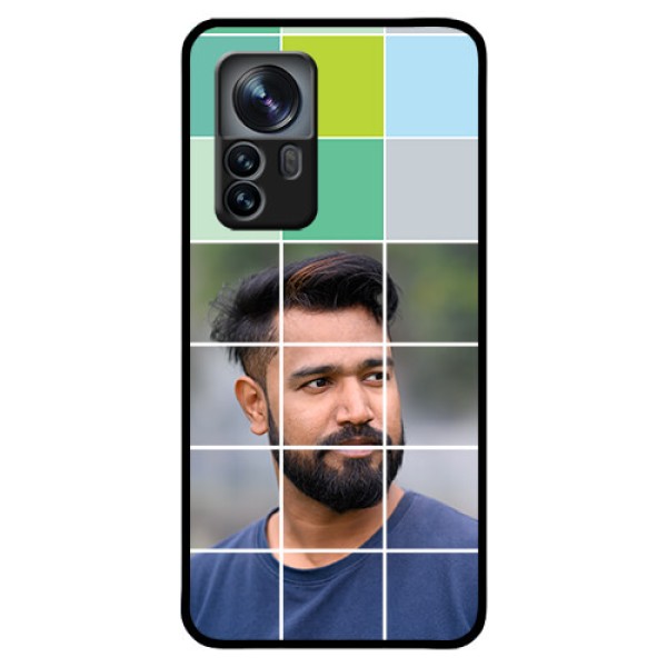 Xiaomi 12 Pro 5G Photo Printing on Glass Case - with white box pattern