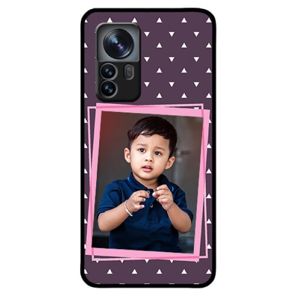 Xiaomi 12 Pro 5G Custom Glass Mobile Case - Triangle Pattern Dotted Design Xiaomi 12 Pro 5G Custom Glass Mobile Case - Triangle Pattern Dotted Design