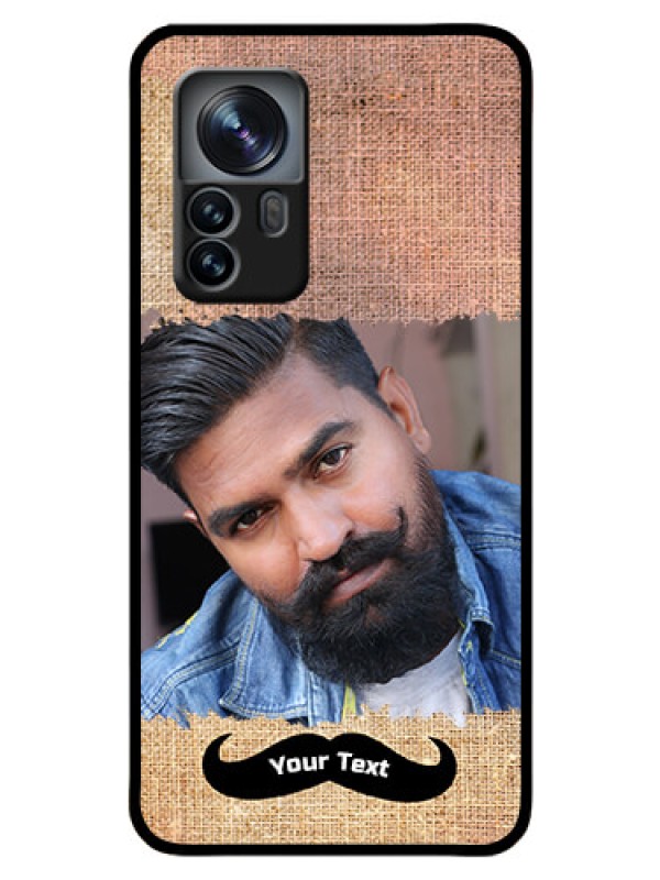 Custom Xiaomi 12 Pro 5G Personalized Glass Phone Case - with Texture Design