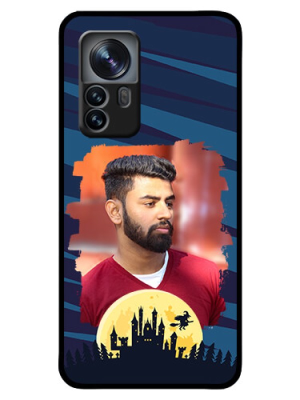 Custom Xiaomi 12 Pro 5G Photo Printing on Glass Case - Halloween Witch Design