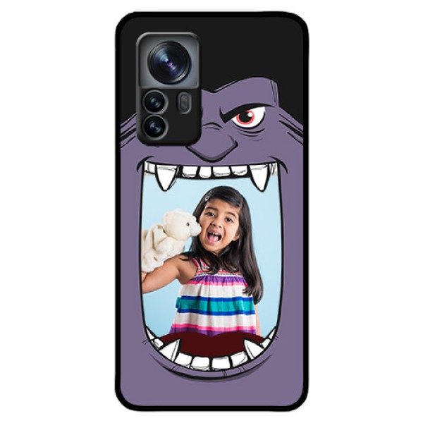 Xiaomi 12 Pro 5G Custom Glass Phone Case - Angry Monster Design Xiaomi 12 Pro 5G Custom Glass Phone Case - Angry Monster Design
