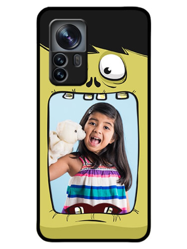 Custom Xiaomi 12 Pro 5G Personalized Glass Phone Case - Cartoon monster back case Design