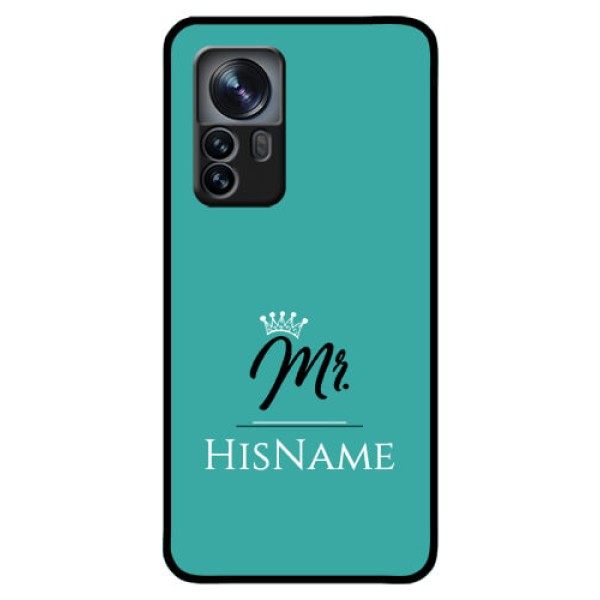 Xiaomi 12 Pro 5G Custom Glass Phone Case Mr with Name