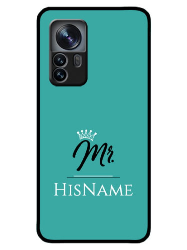Custom Xiaomi 12 Pro 5G Custom Glass Phone Case Mr with Name