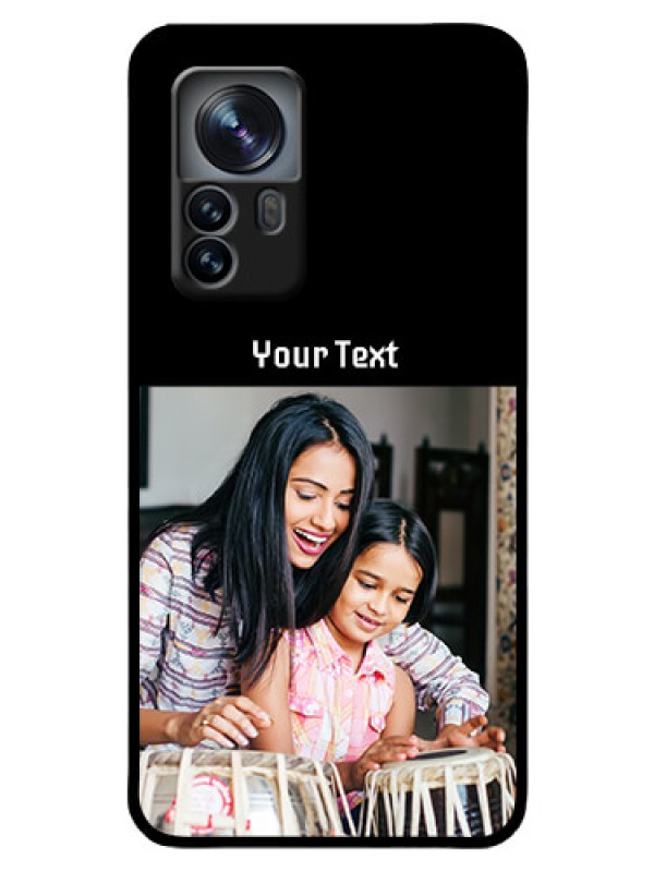 Custom Xiaomi 12 Pro 5G Photo with Name on Glass Phone Case