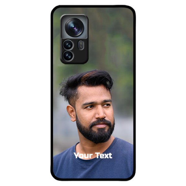 Xiaomi 12 Pro 5G Glass Mobile Cover: Photo with Text