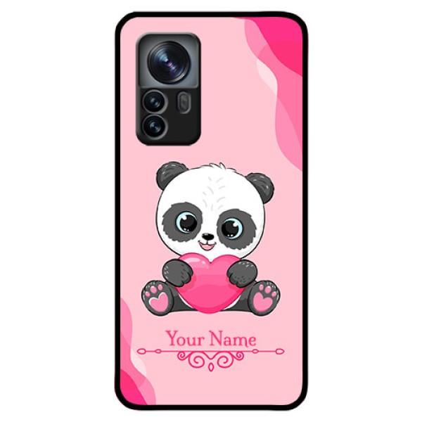 Xiaomi 12 Pro 5G Custom Glass Mobile Case - Cute Panda Design Xiaomi 12 Pro 5G Custom Glass Mobile Case - Cute Panda Design