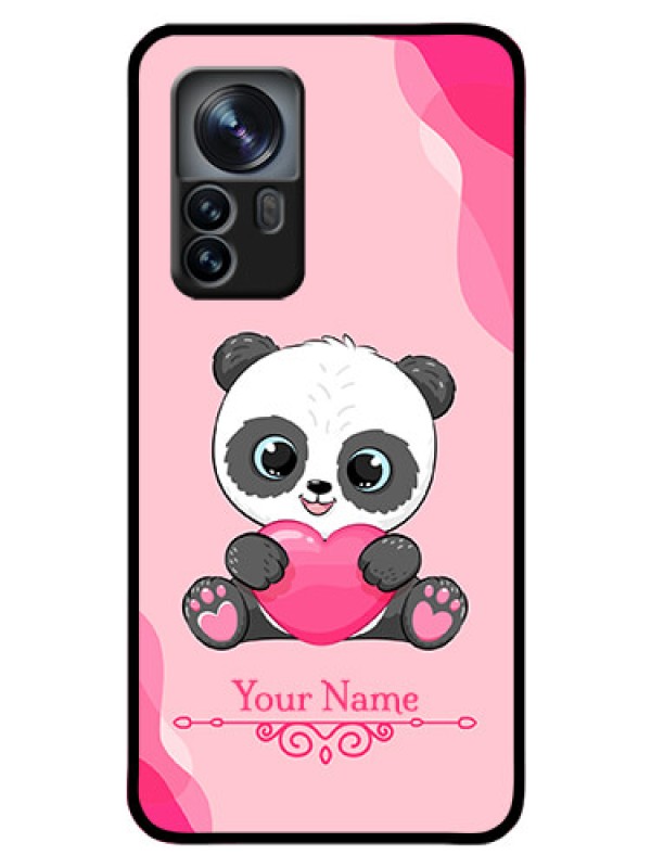 Custom Xiaomi 12 Pro 5G Custom Glass Mobile Case - Cute Panda Design