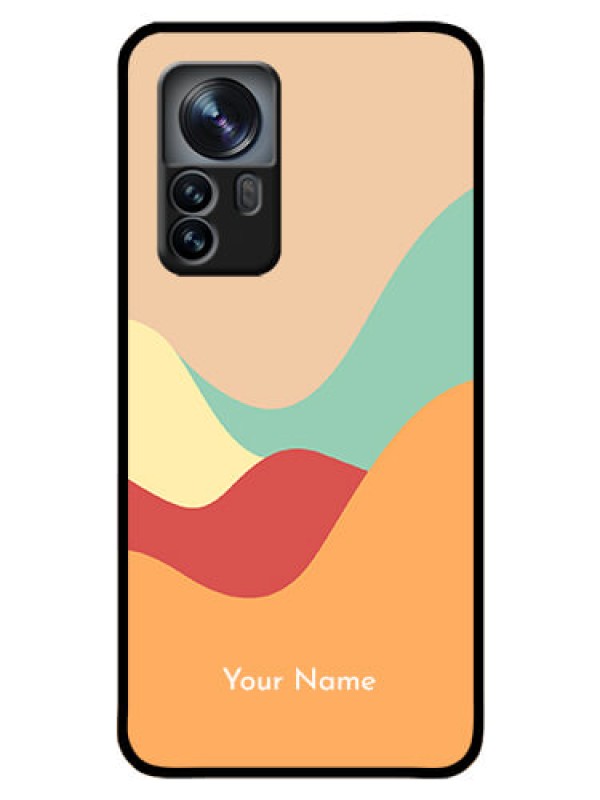 Custom Xiaomi 12 Pro 5G Personalized Glass Phone Case - Ocean Waves Multi-colour Design