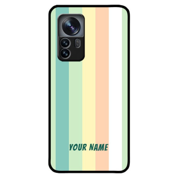 Xiaomi 12 Pro 5G Photo Printing on Glass Case - Multi-colour Stripes Design Xiaomi 12 Pro 5G Photo Printing on Glass Case - Multi-colour Stripes Design