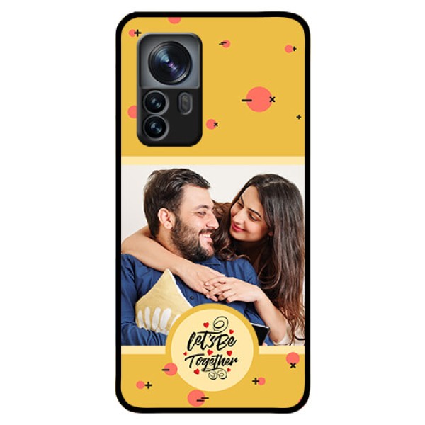 Xiaomi 12 Pro 5G Photo Printing on Glass Case - Lets be Together Design Xiaomi 12 Pro 5G Photo Printing on Glass Case - Lets be Together Design