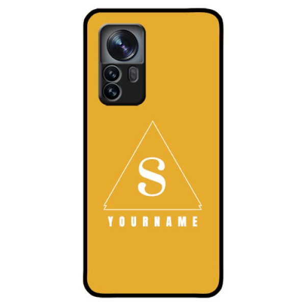 Xiaomi 12 Pro 5G Personalized Glass Phone Case - simple triangle Design Xiaomi 12 Pro 5G Personalized Glass Phone Case - simple triangle Design