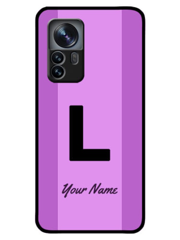 Custom Xiaomi 12 Pro 5G Custom Glass Phone Case - Tricolor custom text Design