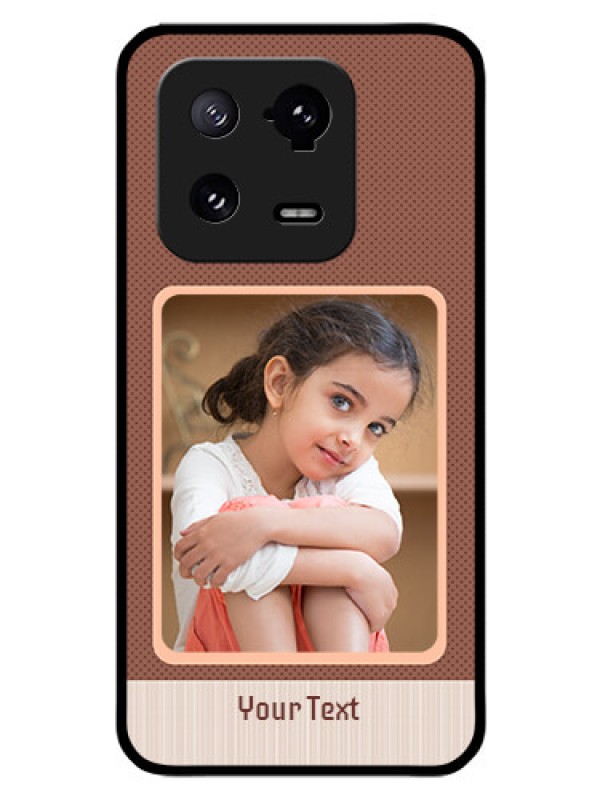 Custom Xiaomi 13 Pro 5G Custom Glass Phone Case - Simple Pic Upload Design