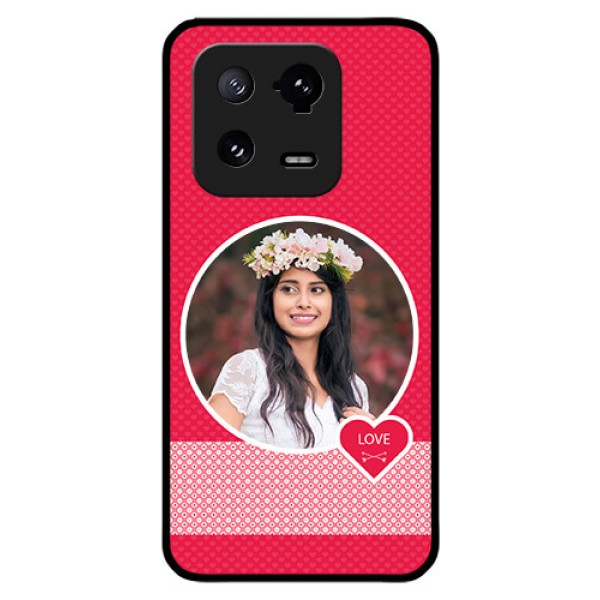 Xiaomi 13 Pro 5G Personalised Glass Phone Case - Pink Pattern Design Xiaomi 13 Pro 5G Personalised Glass Phone Case - Pink Pattern Design