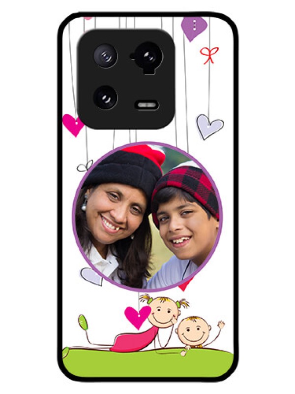 Custom Xiaomi 13 Pro 5G Photo Printing on Glass Case - Cute Kids Phone Case Design