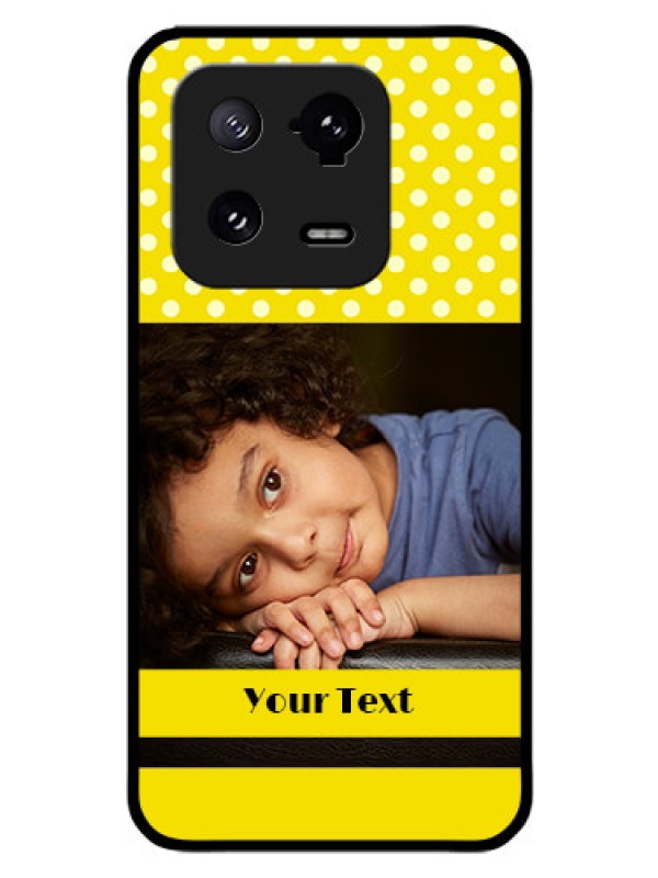 Custom Xiaomi 13 Pro 5G Custom Glass Phone Case - Bright Yellow Case Design