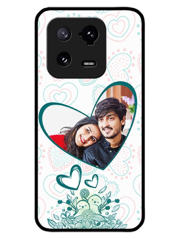Custom Xiaomi 13 Pro 5G Photo Printing on Glass Case - Premium Couple Design
