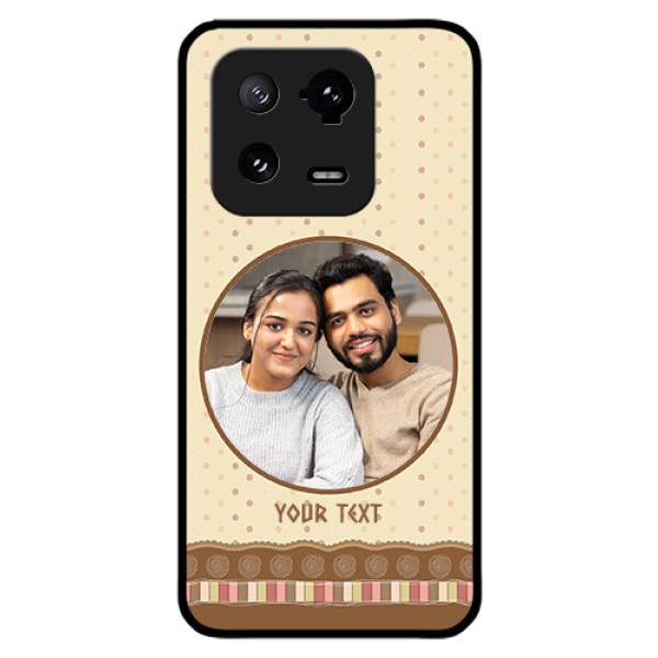 Xiaomi 13 Pro 5G Custom Glass Mobile Case - Brown Dotted Mobile Case Design Xiaomi 13 Pro 5G Custom Glass Mobile Case - Brown Dotted Mobile Case Design