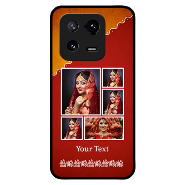 Xiaomi 13 Pro 5G Personalized Glass Phone Case - Wedding Pic Upload Design Xiaomi 13 Pro 5G Personalized Glass Phone Case - Wedding Pic Upload Design