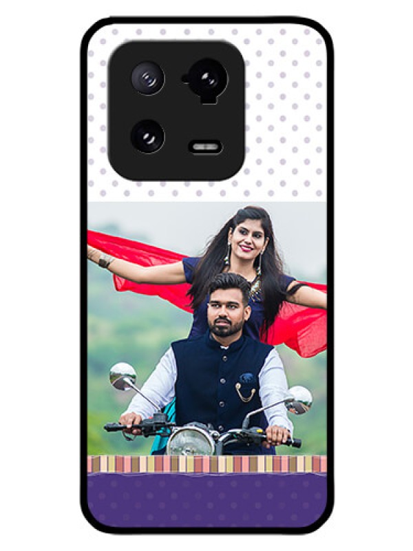 Custom Xiaomi 13 Pro 5G Photo Printing on Glass Case - Cute Family Design